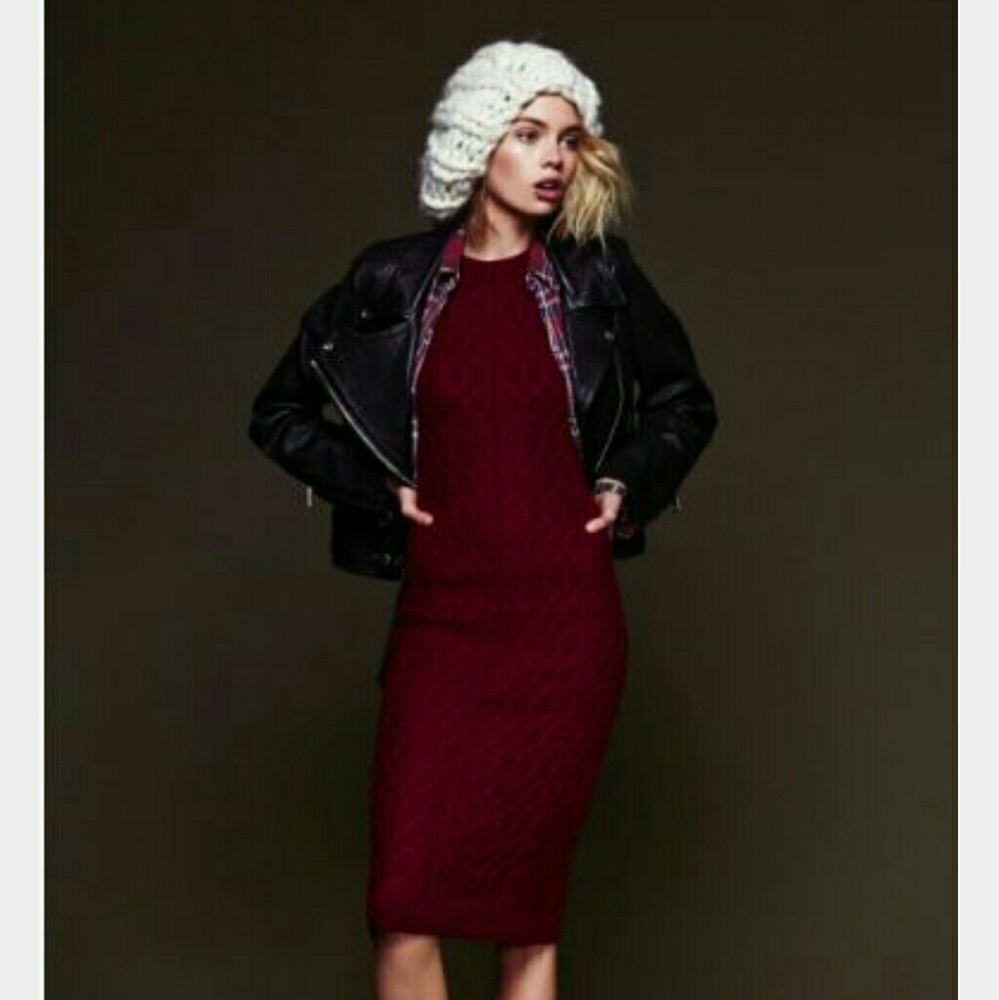 For love and lemons Knitz snow day sweater dress